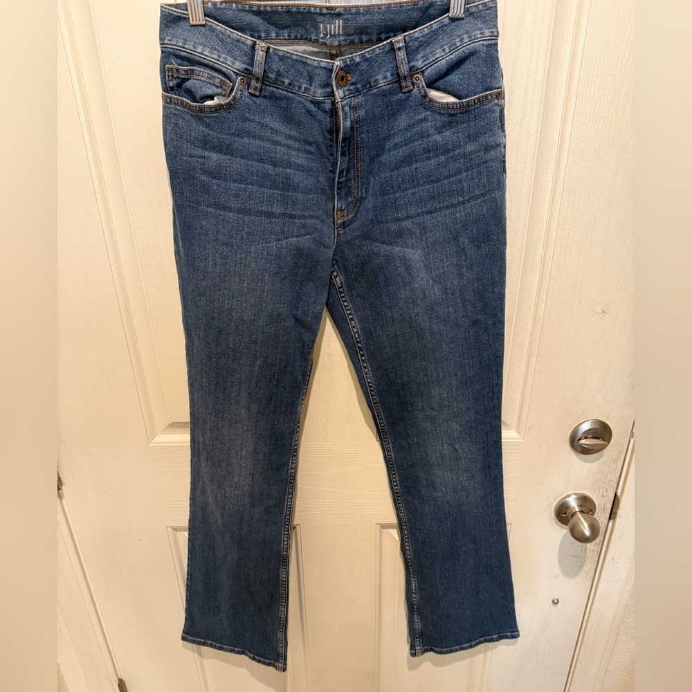 J Jill Denim Jeans High Rise Straight Leg‎